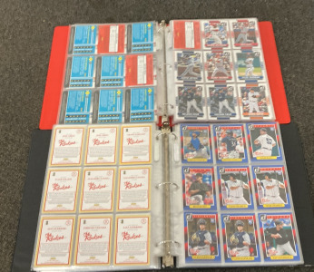 Two Binders Full of Collectors Baseball Cards