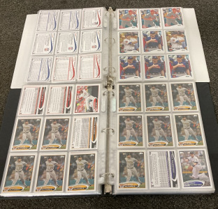 Two Binders Full of Collectors Baseball Cards