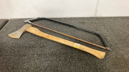 Axe And Bow Saw