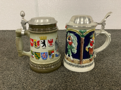 Collectible Beer Steins, German Designs