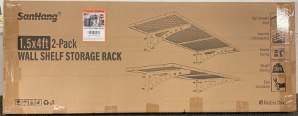 (1) 1.5x4Ft Wall Storage Shelves