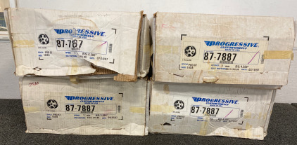 (4) Progressive Custom Wheels