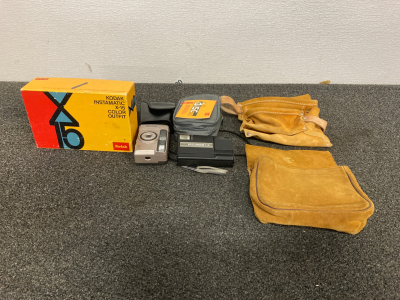 (1) Kodak Instamatic X-15 Color Outfit (1) Kodak Tele Disc Vintage Camera &More