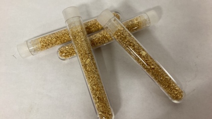 (4) Vials of Gold Leaf