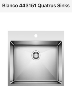 Blanco Quatrus R15 Undermount Stainless Steel Kitchen Sink