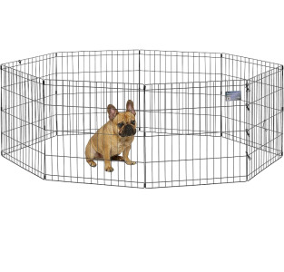 (1) Midwest Homes For Pets Exercise Pen (1) 5pcs Dog Barrier Panels