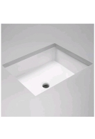 PROFLO Pf1713u White 19-7/8" Undermount Bathroom Sink With Overflow - 2