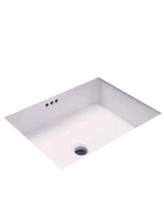 PROFLO Pf1713u White 19-7/8" Undermount Bathroom Sink With Overflow - 3