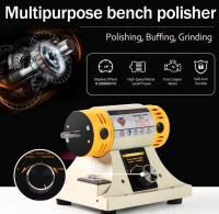 Small Electric Table Top Grinder Polisher with Engraving Tip and Extention - 3