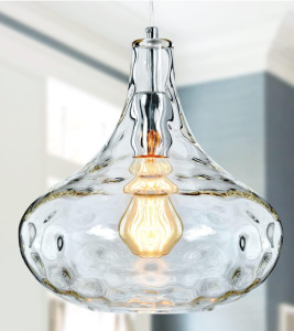 Hand Blown Glass Pendant Hanging Light