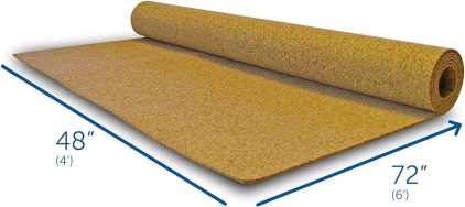 (1) Roll Out Cork Board
