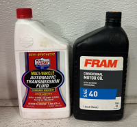 (1) Thrush Tri Flow Tech Turbo Exhaust, (3) 1 Quart Bottles Of Automatic Transmission Fluid, (2) 1 Quart Bottles Of Castrol 5W-20 Full Synthetic Motorcycle Oil And More - 2