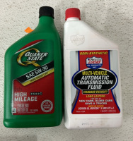 (4) Bottles Of Havoline 2- Cylce Engine Oil, (3) Bottles Of Automatic Transmission Fluid, (2) Bottles Of Sae 5W-30 High Mileage Synth Blend Motor Oil And More - 3