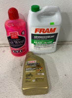 (3) Bottles Of Havoline 2-Cycle Engine Oil, (1) Gal Bottle Of Green AntiFreeze/Coolant, (1) Gal Bottle Of Heavy Duty Antifreeze/Coolant, (2) Bottles Of Valvoline Outboard 2 Cylce Marine Oil And More - 6