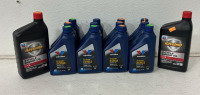 (12) 16oz Bottles Of Valvoline Outboard 2 Cycle Marine Oil, (2) 1 Quart Bottles Of Havoline 2-Cycle Engile Oil