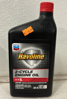 (12) 16oz Bottles Of Valvoline Outboard 2 Cycle Marine Oil, (2) 1 Quart Bottles Of Havoline 2-Cycle Engile Oil - 4