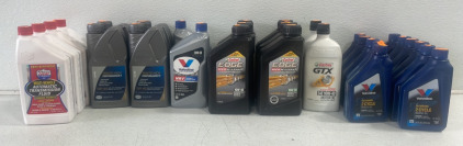 (4) Automatic Transmission Fluid (6) Assorted 10W-30 Oil (2) Valvoline 20W-50 And More!