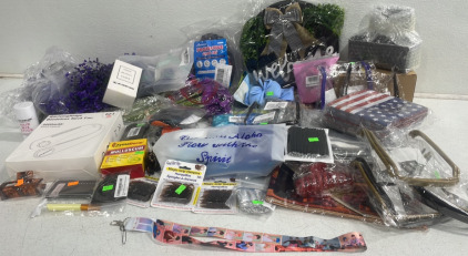 (1) Ravising Ridge Bladeless Neck Fan (5) Assorted Plastic Flowers And More!