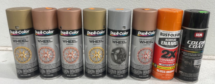 (5) High Performance Wheel Coating Enamel Finish (1) Sem Color Coat And More!