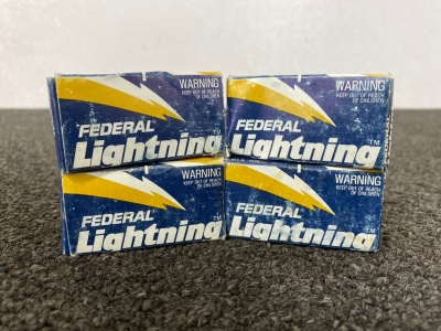 (200) Rnds Of Federal Lightning .22 Long Rifle Ammo