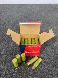 Box Of Federal 20ga 2 3/4” Game Load Shotgun Shells