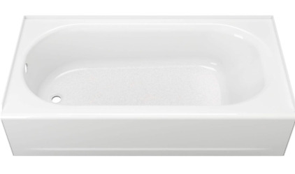 American Standard 2390202.011 Princeton 60 in. x 30 in. Americast Apron-Front Bathtub with Left Hand Drain, Arctic
