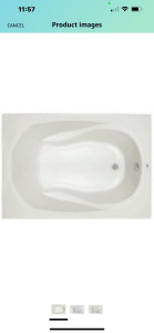 PROFLO PFS6032AWH PROFLO PFS6032A Lansford Drop In Acrylic Soaking Tub with Reversible Drain and Overflow