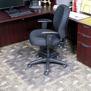 (2) Low Pile Carpet Chair Mat 36"&times;48"
