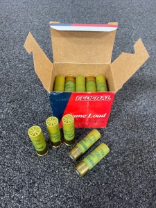 Box Of Feederal 20ga 2 3/4” Game Load Shotgun Shells