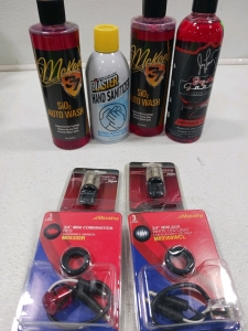 (2) McKees Auto Wash (2) LED Heavy Duty Replacement Bulbs (1) Mini Aux White LED Light (1) 3/4" Mini Combination Red Clearance Marker
