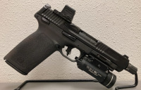 Smith & Wesson M&P 5.7X28 Pistol With Holosun Red Dot And Streamlight TLR-1 HL Tactical Light In Original Box. (3) Magazines Included— PJJ8112 - 2