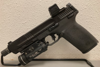 Smith & Wesson M&P 5.7X28 Pistol With Holosun Red Dot And Streamlight TLR-1 HL Tactical Light In Original Box. (3) Magazines Included— PJJ8112 - 5