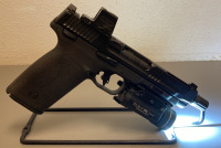 Smith & Wesson M&P 5.7X28 Pistol With Holosun Red Dot And Streamlight TLR-1 HL Tactical Light In Original Box. (3) Magazines Included— PJJ8112 - 12