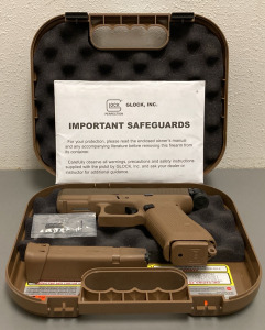 Glock Model 19X 9X19 Pistol In Original Box With Leupold Micro Red Dot And (2) Magazines— BTRR327