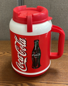 VINTAGE COCA-COLA 64 OUNCE TRAVEL MUG