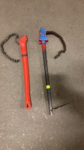 (2) Commercial Chain Wrenches
