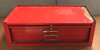 (1) 3-Drawer Metal Tool Storage (26.5”X9.5”)