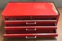 (1) 3-Drawer Metal Tool Storage (26.5”X9.5”) - 2