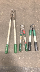 (3) Commercial Cable/Wire Cutters