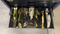 LARGE COLLECTION OF FISHING TACKLE WOTH TACKLE BOX - 3