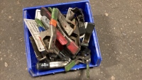 Bin of Assorted Clamps