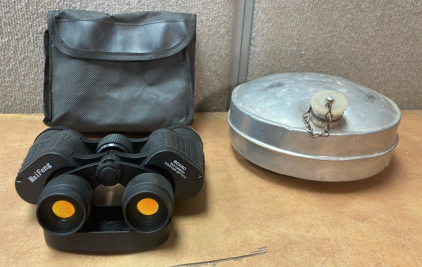 MAIFENG 80X80 LONG RANGE BINOCULARS AND WATER CANTEEN