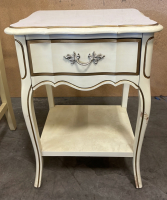 VINTAGE NIGHTSTAND WITH CHAIR - 2