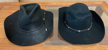 VINTAGE COWBOY HATS - BEAVER HATS & EDDY BROS