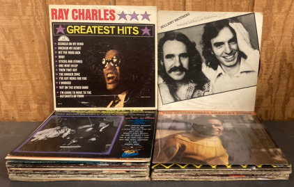 25 Records Including Bellamy Brothers, Charley Pride, Ray Charles, Jim Reeves, Eddy Arnold & More