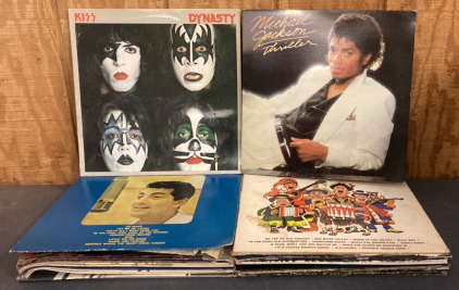 25 Records Including London Town, Aldo Nova, Kiss, George Harrison, Curtis Potter, Lynyrd Skynyrd & More