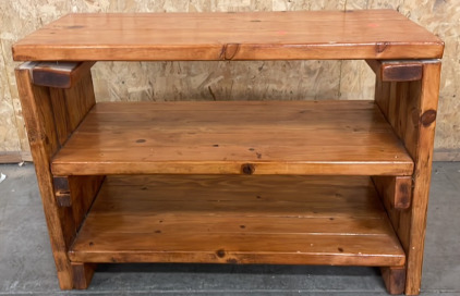 3 Tier Wooden Bookshelf