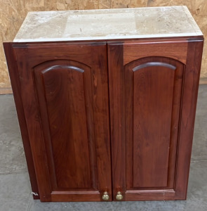 31”X 26”X 13” Wood Cupboard