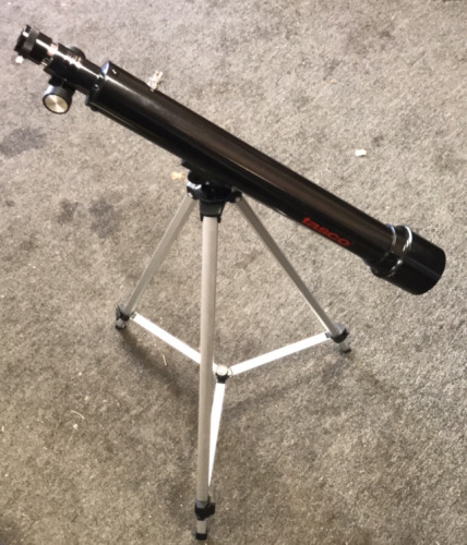 (1) Tasco Telescope (Model No. T60050W) With (1) Metal Tripod Stand (Adjustable Height)