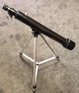 (1) Tasco Telescope (Model No. T60050W) With (1) Metal Tripod Stand (Adjustable Height)